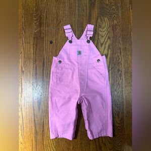 Carhartt Baby Girl's Overalls Pink 6M